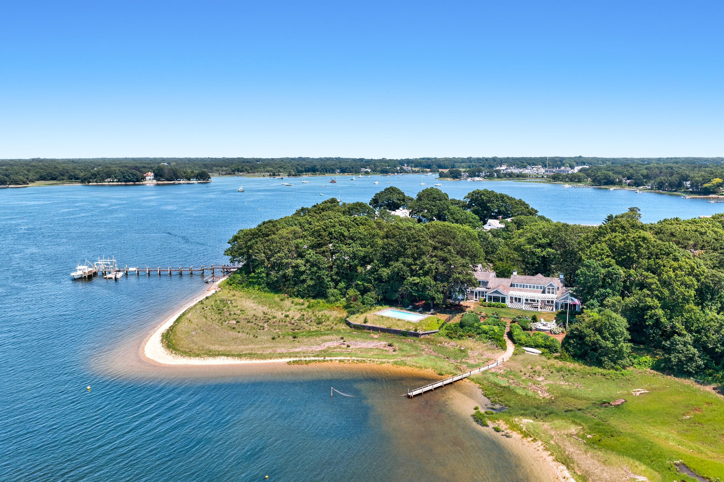 71 Sand Point, Osterville — listed at $12,250,000